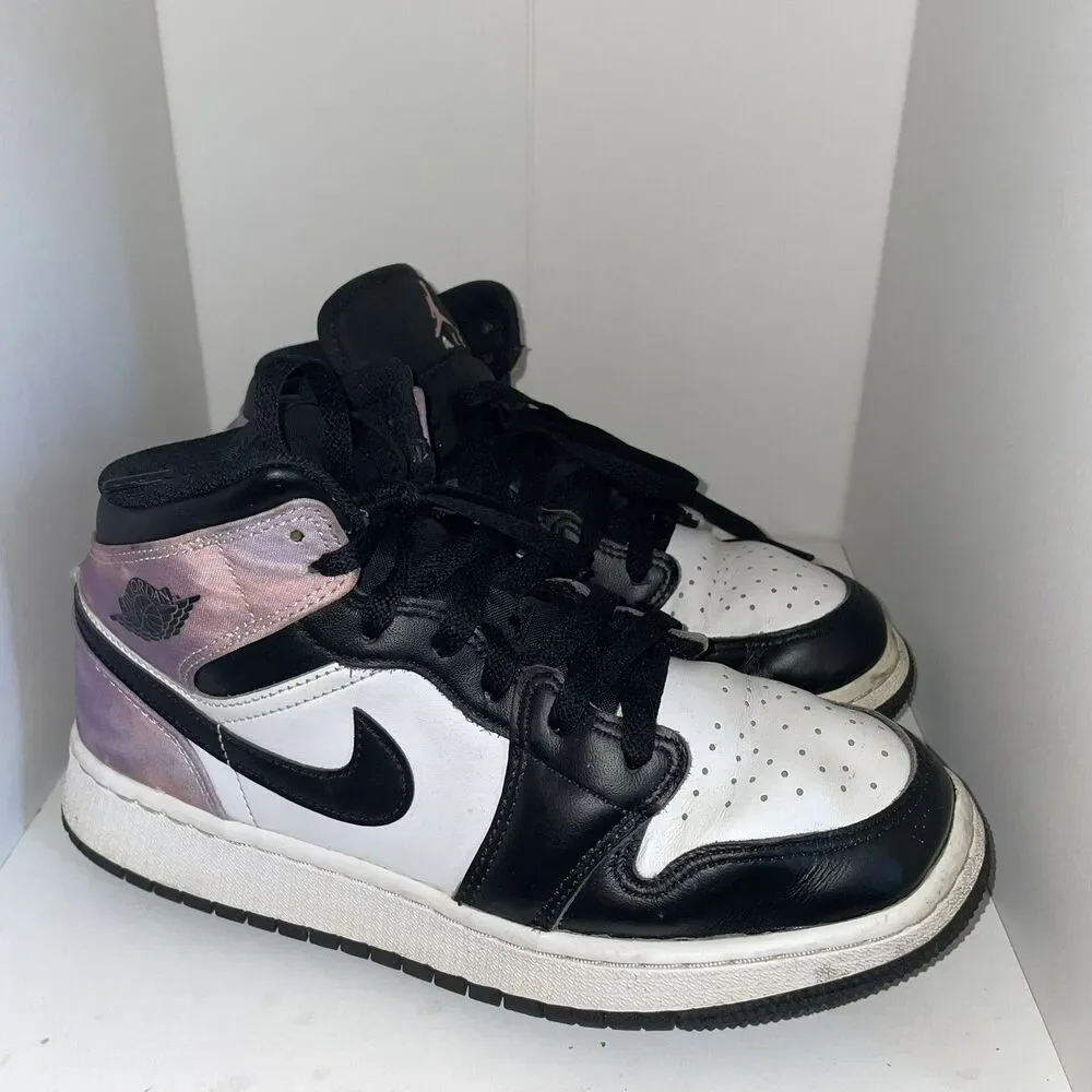 Nike Kids Youth Air Jordan 1 Mid SE Zen Master Athletic Sneaker 5.5 Y 7.5 W